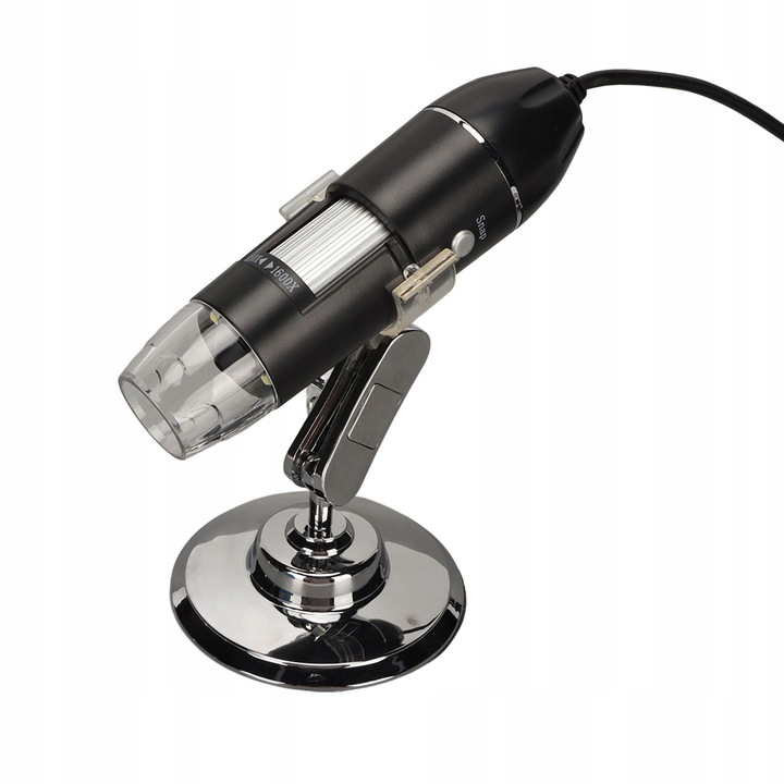 Microscop digital 1600X, 8 LED, USB/USB C, set complet