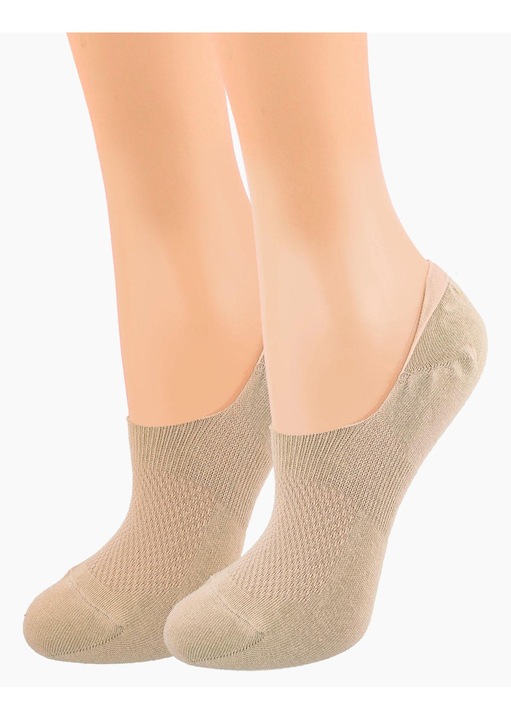 Sosete pentru femei, Marilyn, Air Flow, fara presiune, din tricotaj respirabil, din bumbac, elastice, universale, marimea 35-38, bej