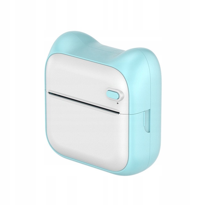 Mini hőnyomtató, hordozható, hőpapírral, Bluetooth, 1000mAh, 57x30mm