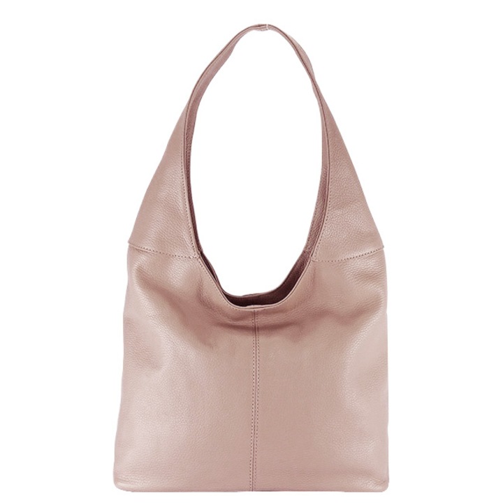 Geanta roz deschis din piele naturala 8924 127 Roz deschis