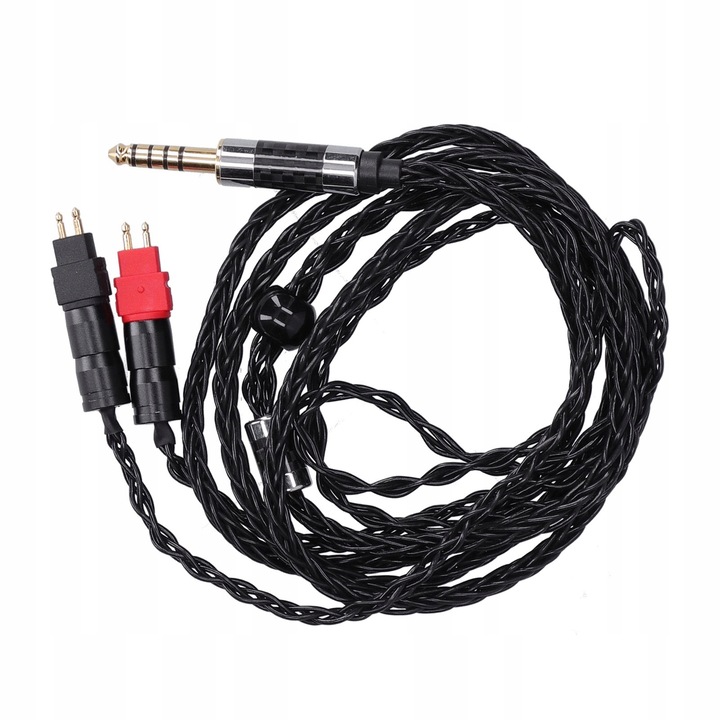 8-eres ezüstözött OCC audiokábel HD600 HD580 fejhallgatóhoz, 1,2m