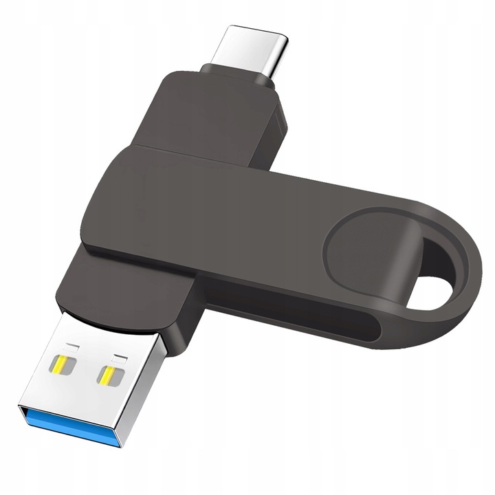 Pendrive 512GB 2 az 1-ben USB-A + USB-C, forgatható, kompakt