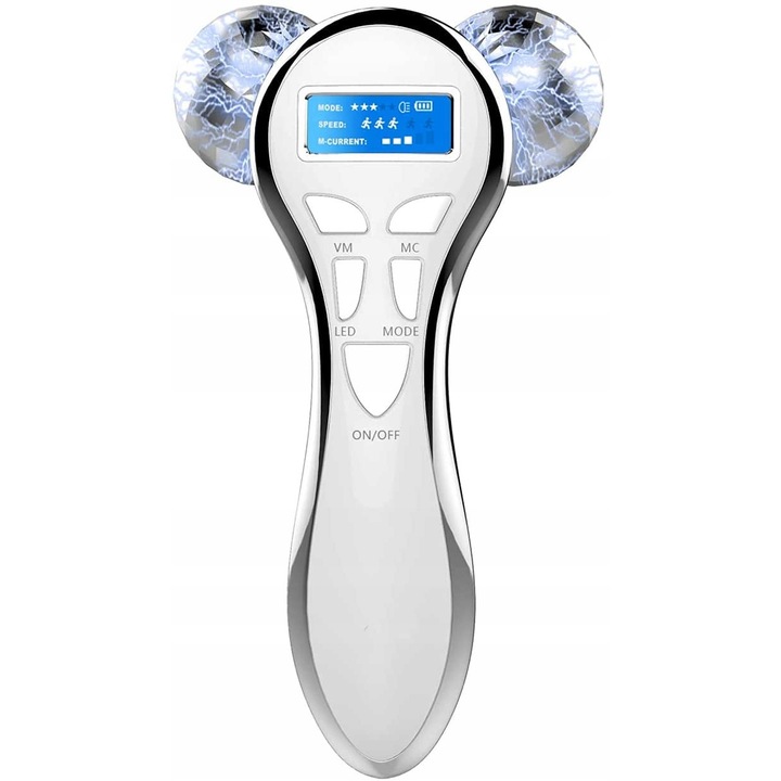APARAT DE MASAJ facial 3D, lifting EMS, cu LED