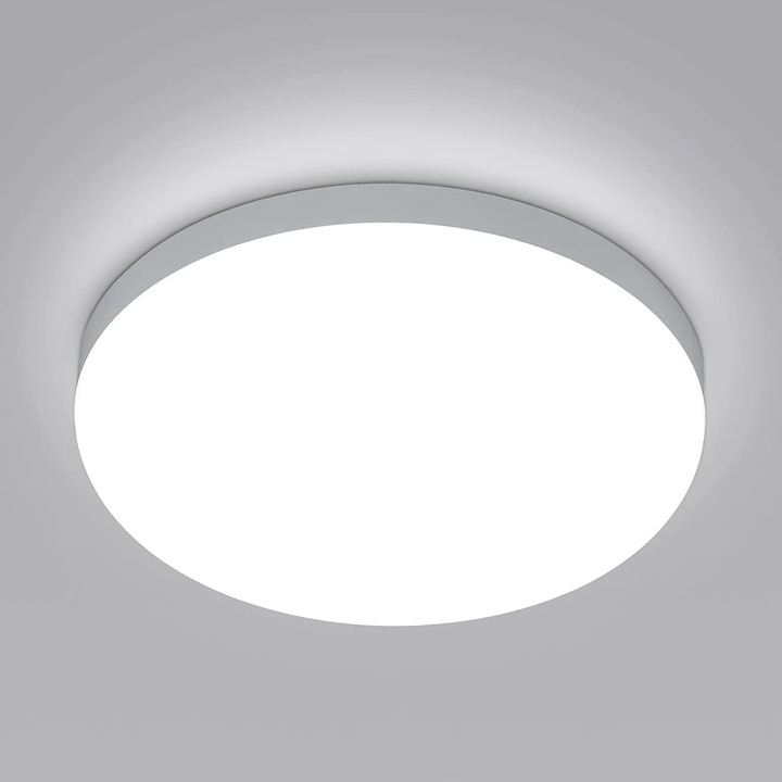 Goeco LED mennyezeti lámpa, 32W, 6500K, IP54, fehér, 25x3cm