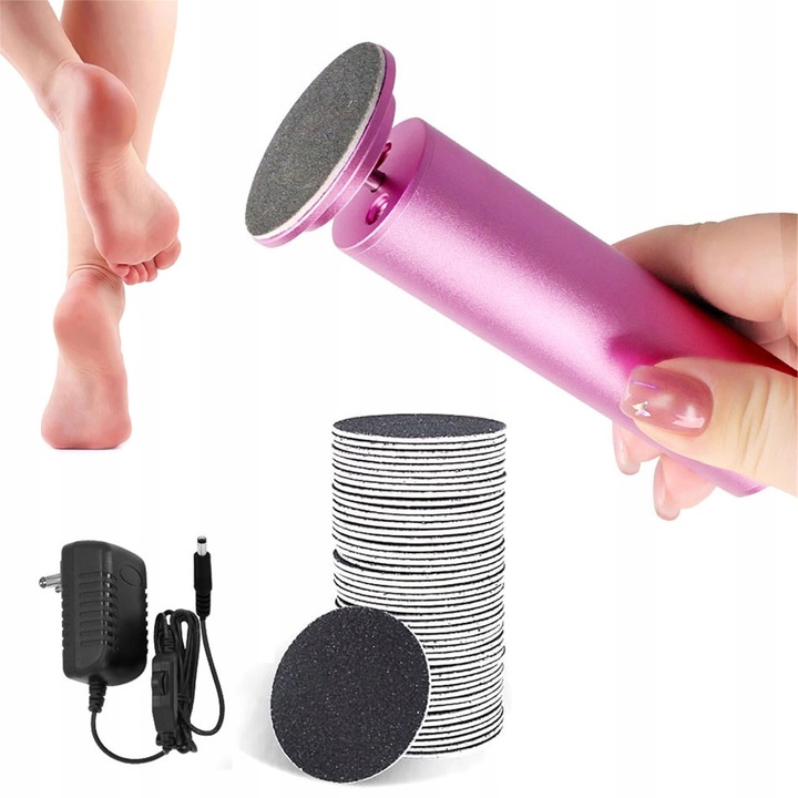Aparat electric pentru pedichiura, 60 W, set cu 60 de rezerve