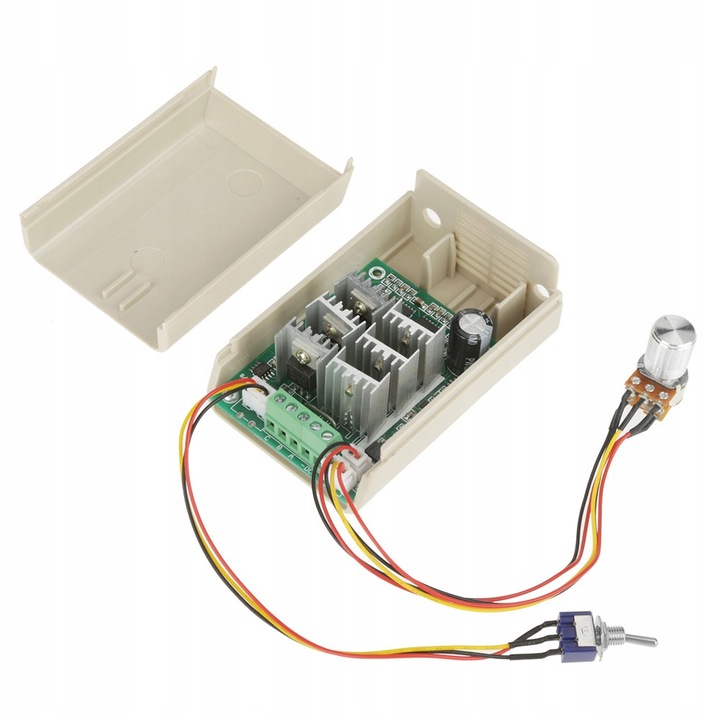 DC motor fordulatszám szabályzó 5-36V, háromfázisú, kefe nélküli, 0-100% sebesség, 10x6.8x4cm