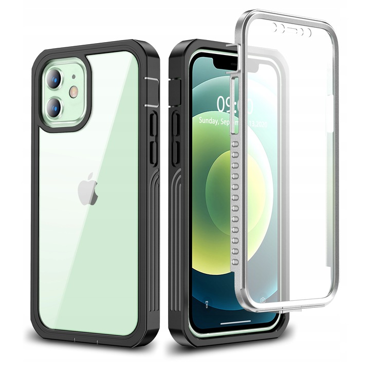 Husa telefon Exoguard pentru iPhone 12 Mini, 360, rezistenta