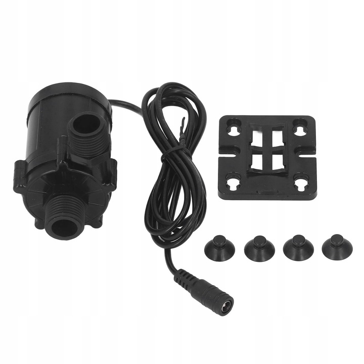 Pompa de apa DC12V, 30W, 700L/H, 12m, set cu suporti