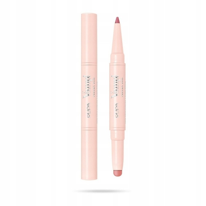 Rúzs és ajakceruza Pupa Vamp! Creamy Duo, 004 Light Rose, 2 az 1-ben
