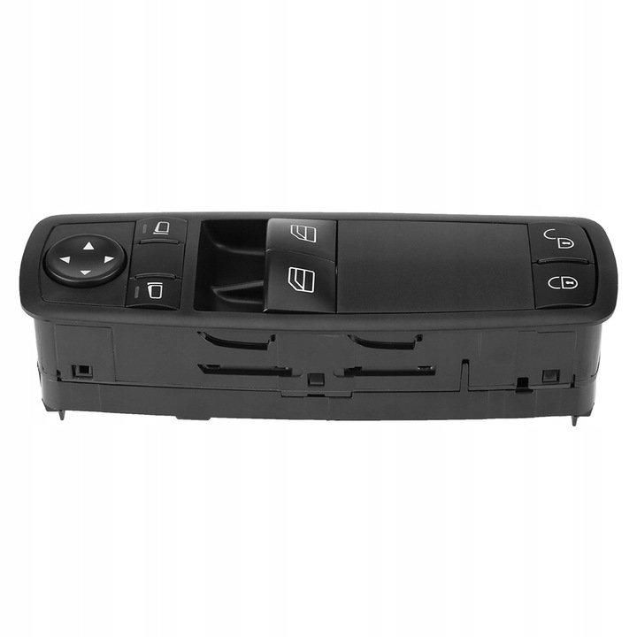 Mercedes-Benz A W169 B W245 ablakemelő kapcsoló, 19cm, műanyag, fém, fekete