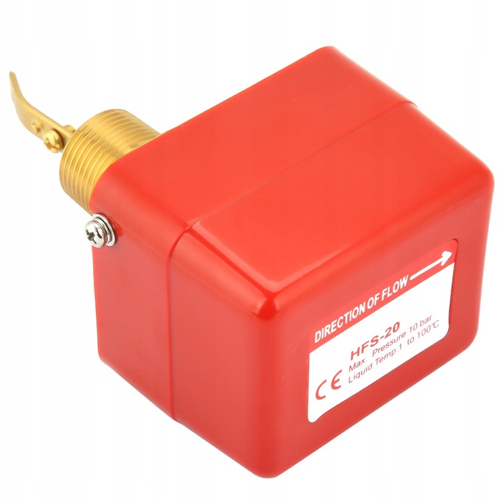 Vízáramlás érzékelő, HFS-20 modell, IP54, rozsdamentes acélból, 3/4"