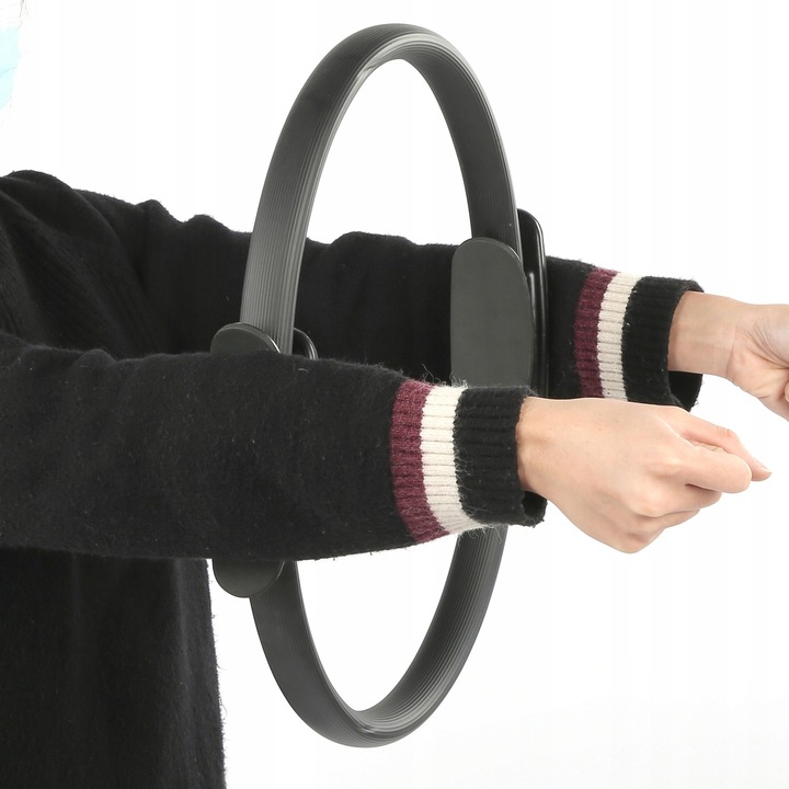 Jóga karikák, 37cm, tartós anyag, fitnesz kiegészítő készlet