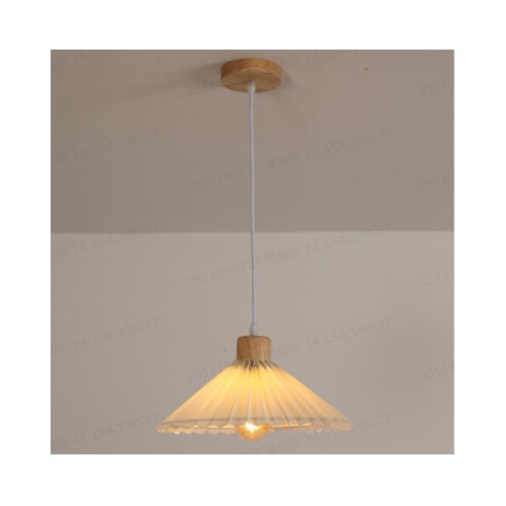 Comely csillár, Pliszírozott Zyrandol, 30 cm, szövet, állítható