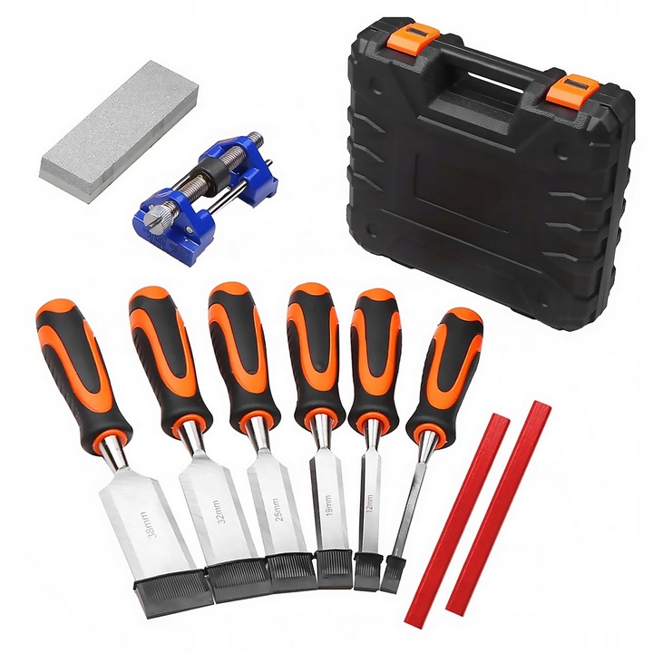 Set Dlute cu Fundatie, Stal CRV60, Ergonomic, 30,5x27,5x0,9cm
