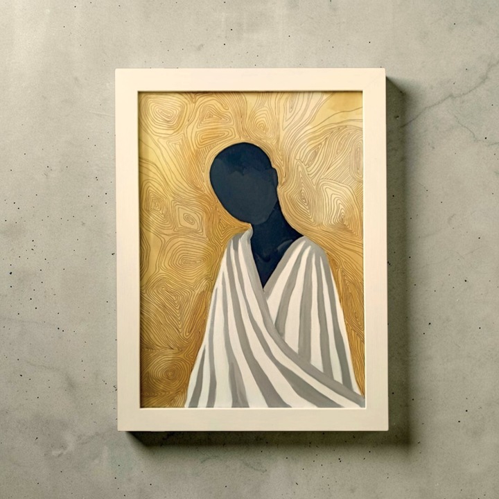 Tablou pictat manual - Silueta 2