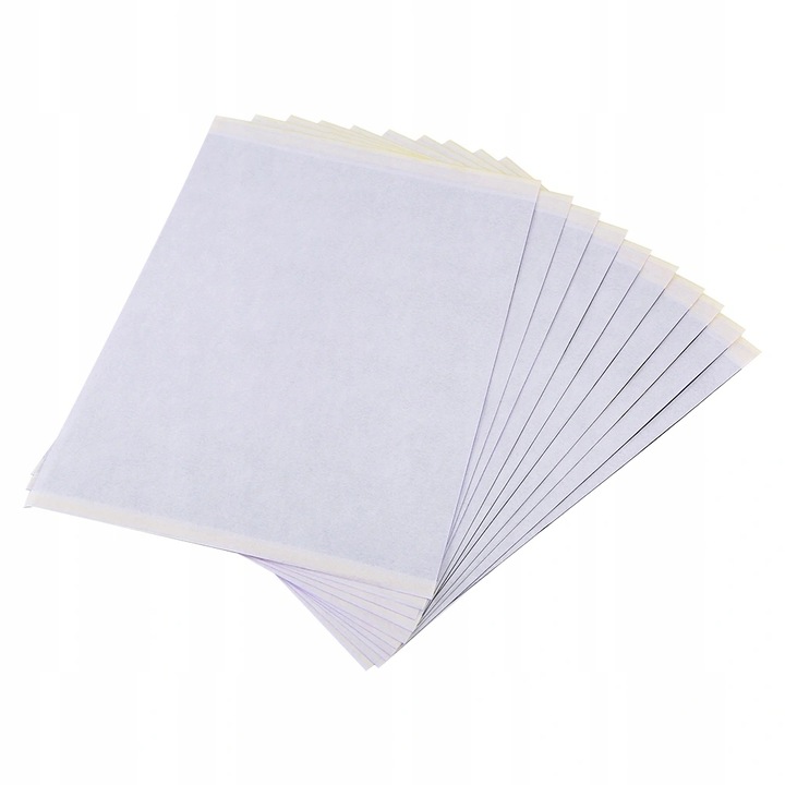 Set 100 foi A4 pentru transfer tatuaje, 4 straturi, 21x30cm, multicolor