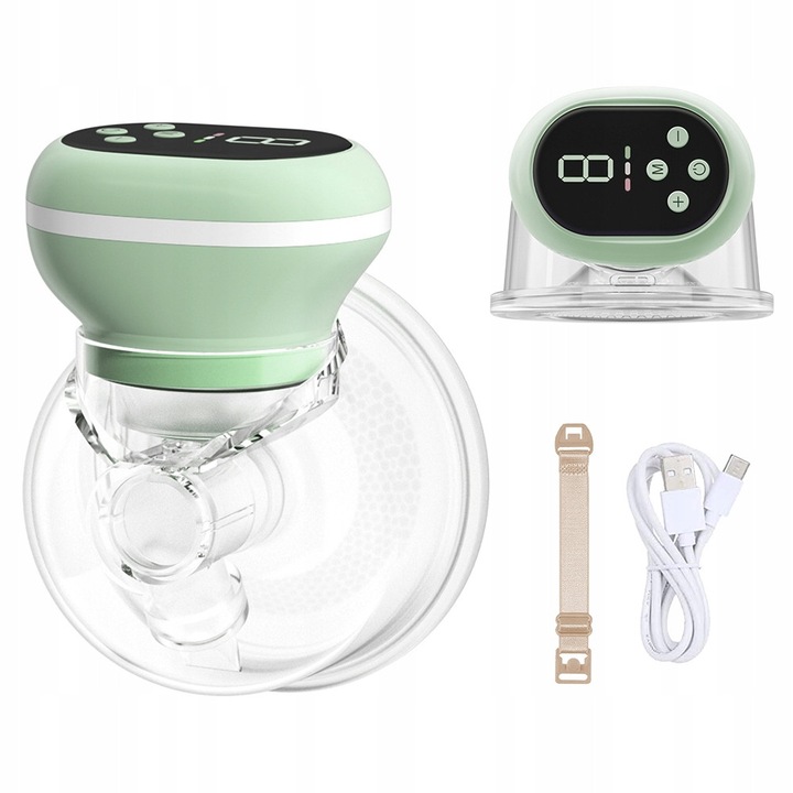 Pompa de san electrica, 3 moduri, 240ml, 1500mAh, portabila, silentioasa, 48dB