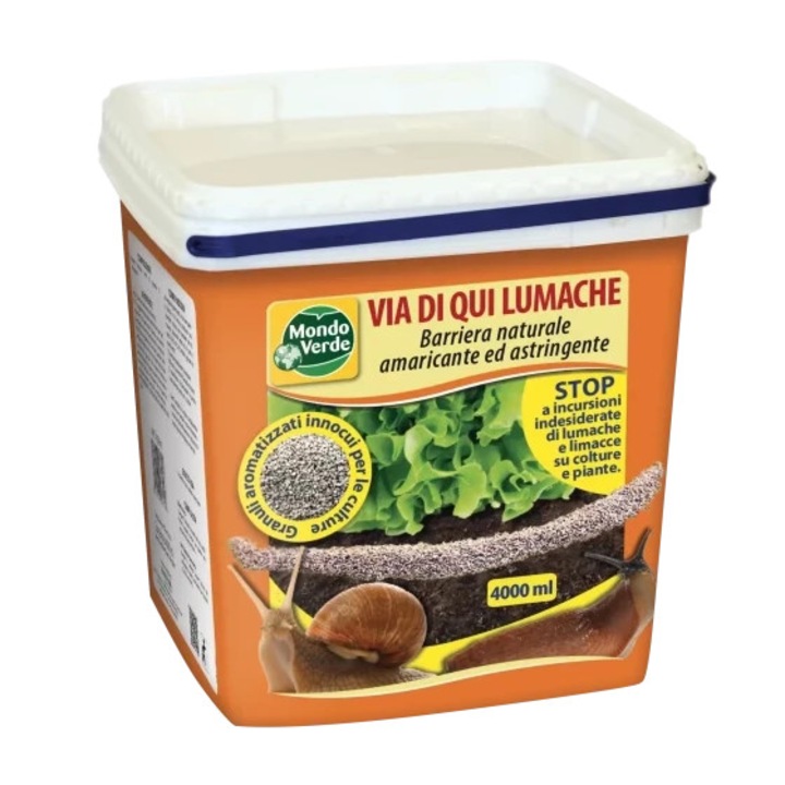 Repelent melci si limacsi, 4 l, Mondo Verde, granule