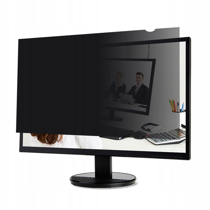 Adatvédelmi szűrő 24 hüvelykes monitorhoz, 16:9, tükröződésmentes, könnyű felszerelés, méretek 531,5x299,5mm