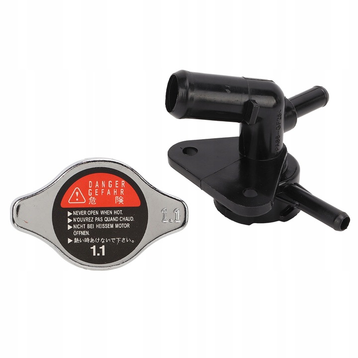 Комплект накрайник за радиаторен маркуч, LFB7-15-17YF, LFB7-15-17YA, за Mazda 5, 2006-2010, ABS материал