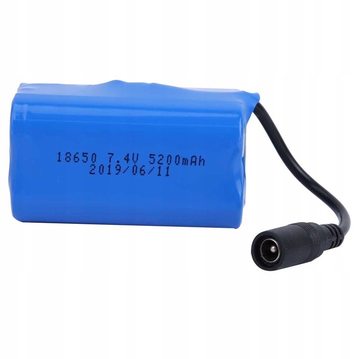 RC akkumulátor Flytec 2011-5 etetőhajóhoz, 7,4V 5200mAh, szett