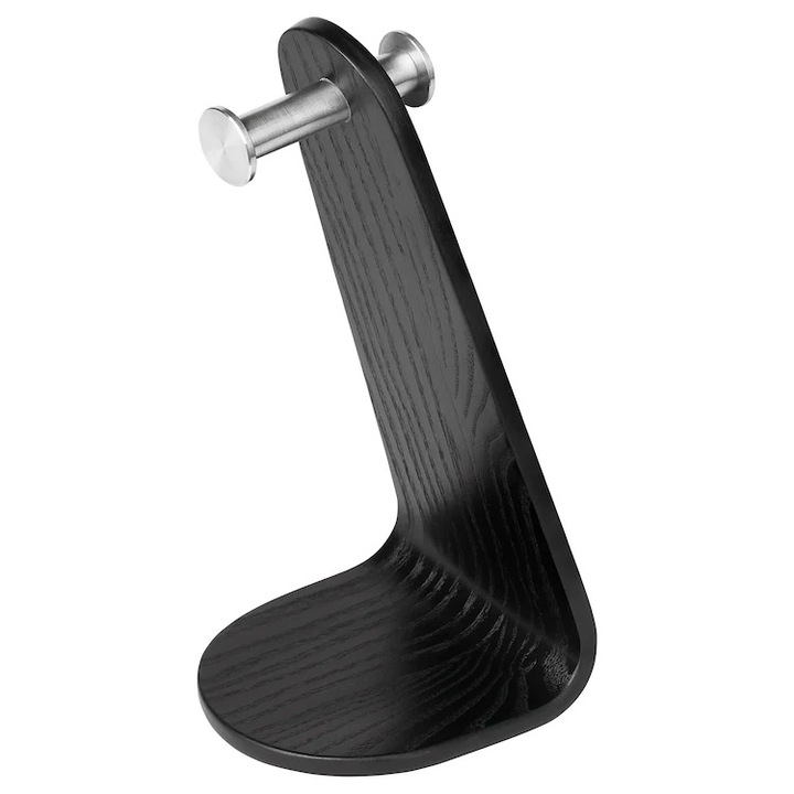 Suport casti IKEA LANESPELARE, negru, 28x13x13cm