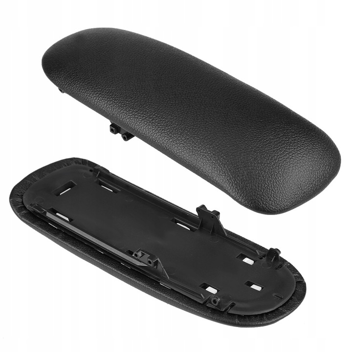 Cotiere auto, pentru BMW Mini Cooper, artificiala, neagra, 25,5x10cm, set