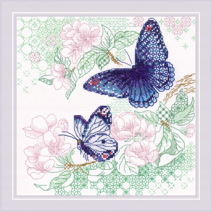 Комплект за кръстат бод Riolis 20x20 см