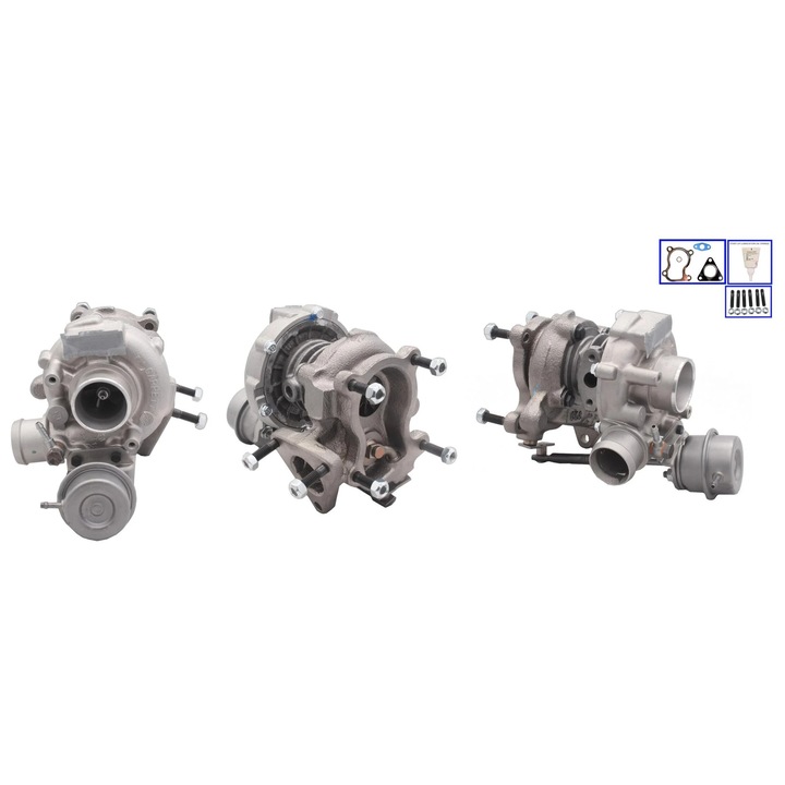 Compresor auto profesional TMI, Pa4541592, compatibil Audi A3, Seat Leon, Skoda Octavia, VW Golf, 1.9 diesel