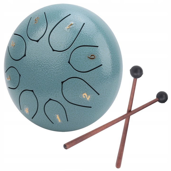 Beben jezykowy 6" 8 tonuri, material din otel, set complet cu accesorii