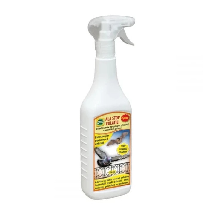 Spray repelent anti pasari, 750 ml, Mondo Verde, gata de utilizare