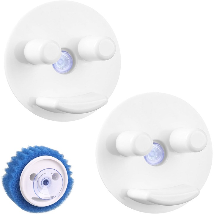 Suport Burete Vordpe 2 buc, Zambet - Cu Ventuze Baie