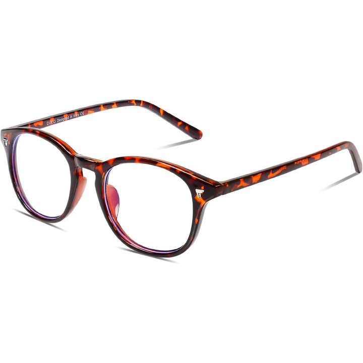 Ochelari DUCO Anti-Lumina Albastra Rotunzi Tortoise