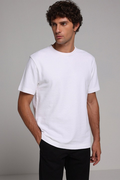 COLIN'S, Tricou lejer din bumbac, Alb optic