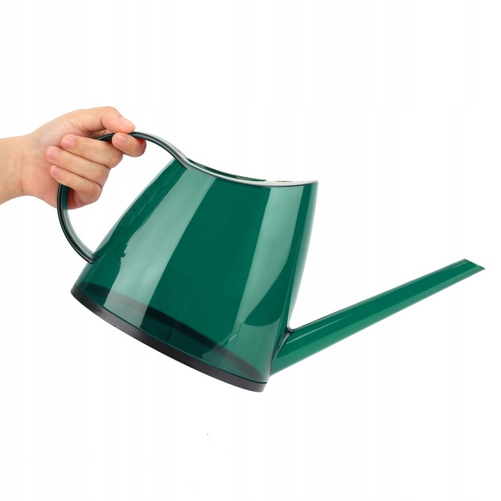 Canoeta de udare 1,2L, design nordic, verde, lungime duza 18,5cm