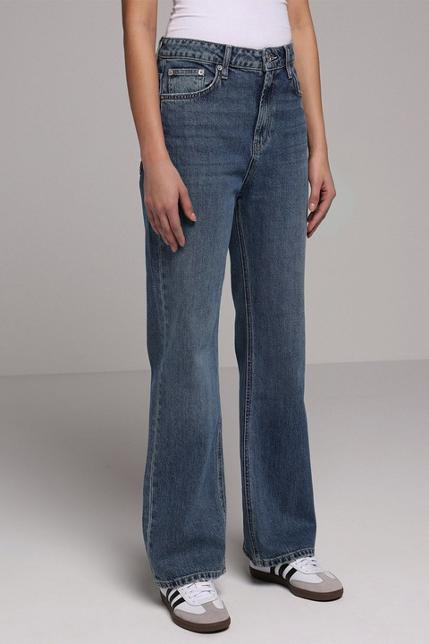 COLIN'S, Blugi drepti din amestec de lyocell Laris, Albastru inchis melange