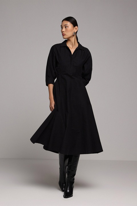 COLIN'S, Rochie midi evazata, Negru