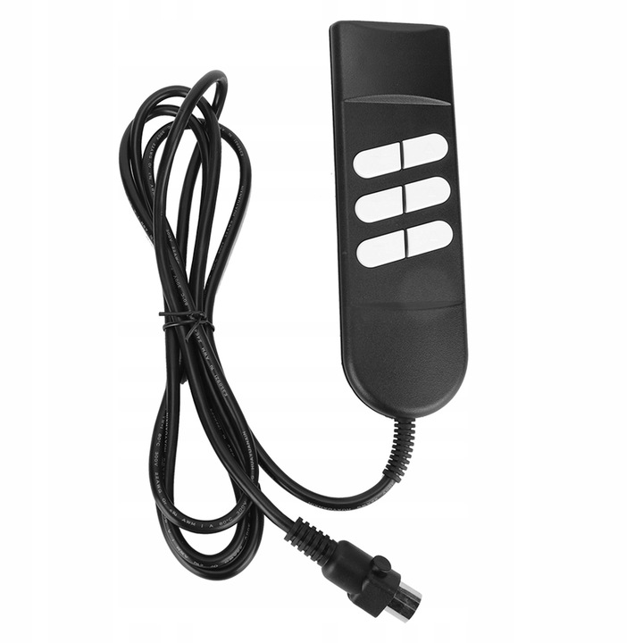 Controler pentru canapea cu 6 butoane, 5 pini, ABS, 17x6x5,5cm