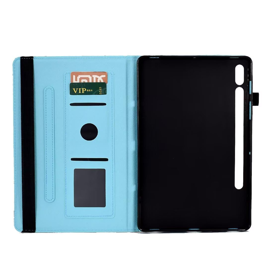 Husă flip book pentru tabletă, fluture, protecție completă, slot card, Galaxy Tab S10 FE Plus