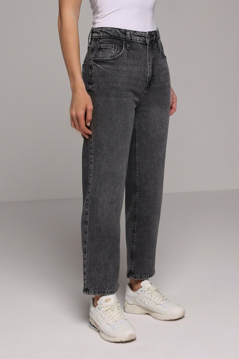 COLIN'S, Blugi drepti cu 5 buzunare, Gri inchis