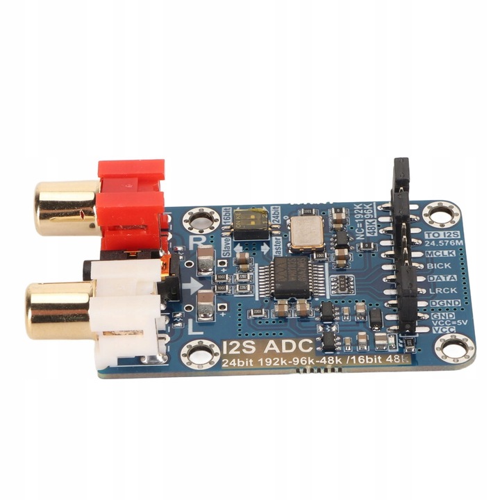 Modul de captare audio I2S, 24bit 192k, 3,5mm/RCA, set cu cablu de conectare