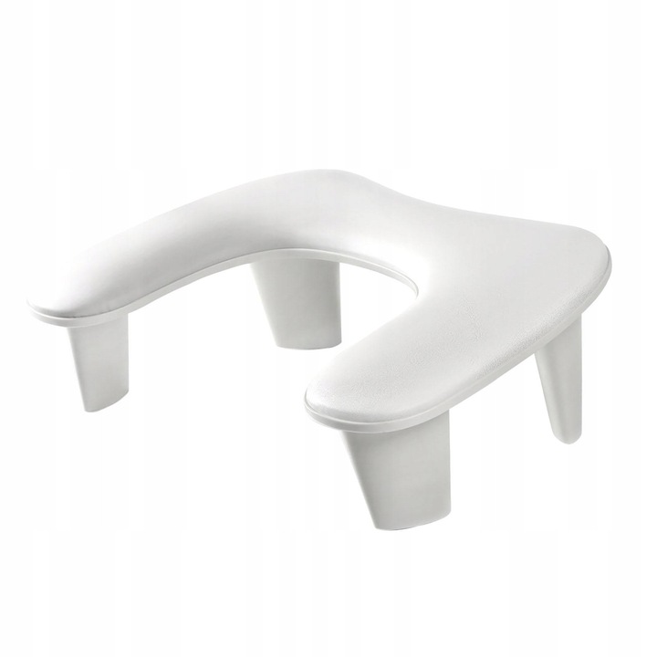 Suport pentru maini, alb, 45x30x15mm, piele ecologica