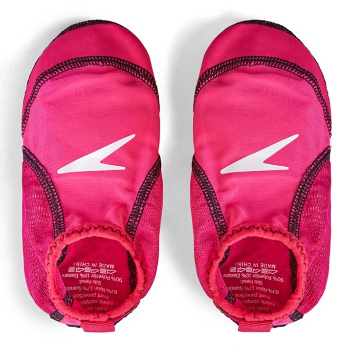 Sosete piscina copii Speedo roz– protectie picioare, usoare, repelente la apa, marimea 33-37