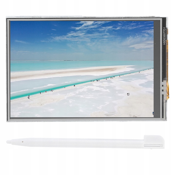 Ecran 3,5'' RPi, rezolutie 480x320, touchscreen rezistiv, set complet