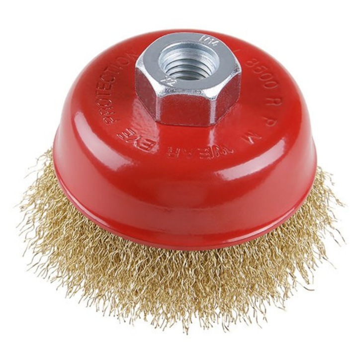 FESTA Fazékkefe 85 mm x M14 réz bevonat