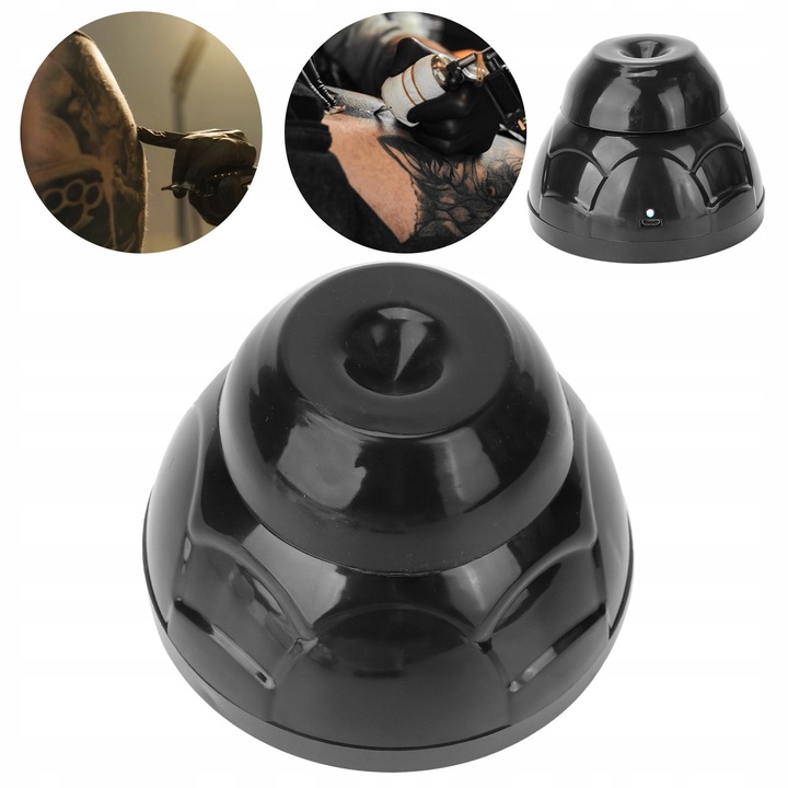 Shaker electric pentru tus de tatuaj, 5200 rpm, ABS, 1200 mAh, 11x8cm, negru