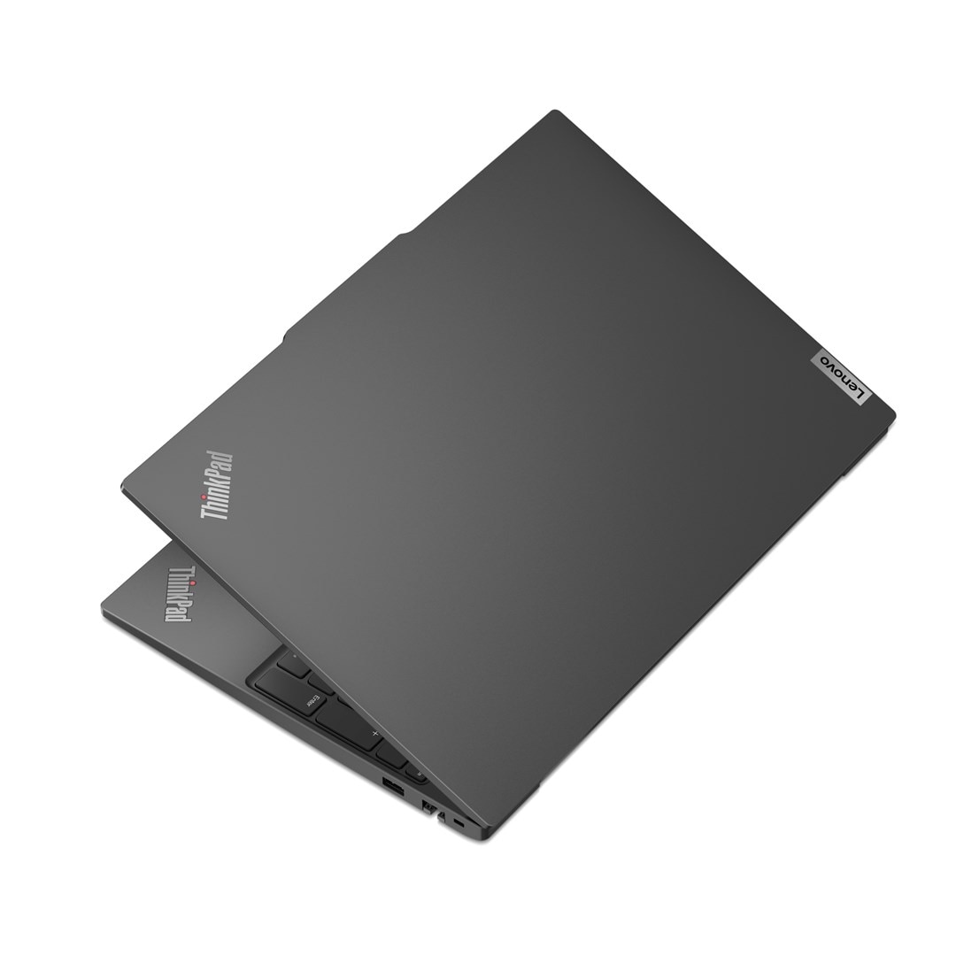 Laptop Lenovo ThinkPad E16 G2, 16" WUXGA, AMD Ryzen™ 5 7535U pana la 4.55 GHz, 8 GB RAM DDR5 4800, 256 GB SSD, AMD Radeon, Windows 11 Pro, Black 256 GB