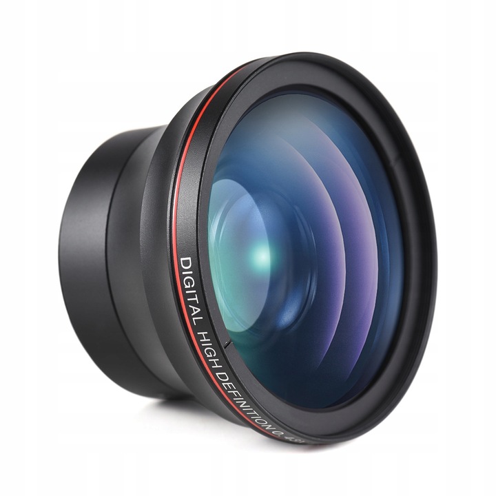 Set obiectiv macro si wide, 58mm, negru