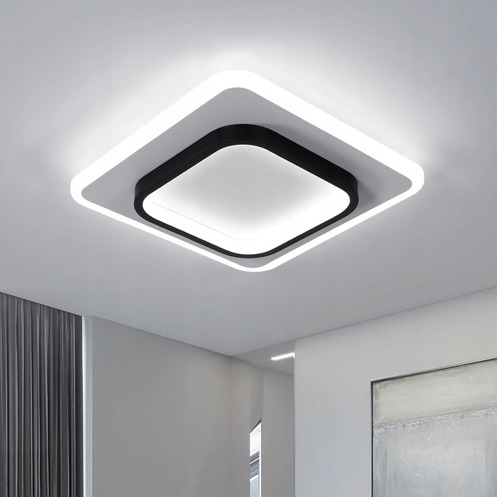 Riserva LED mennyezeti lámpa, fehér, 6500K, 21W, 24x24x5cm, 2700LM