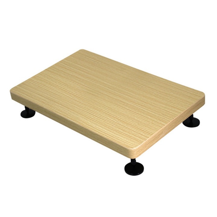 Suport pentru difuzoare, rezistent la vibratii, stabil si durabil, 20 x 30 cm, potrivit pentru difuzoare de pana la 6, 5 inci, lemn natural alb